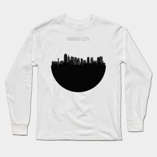 Kansas City Skyline V2 Long Sleeve T-Shirt